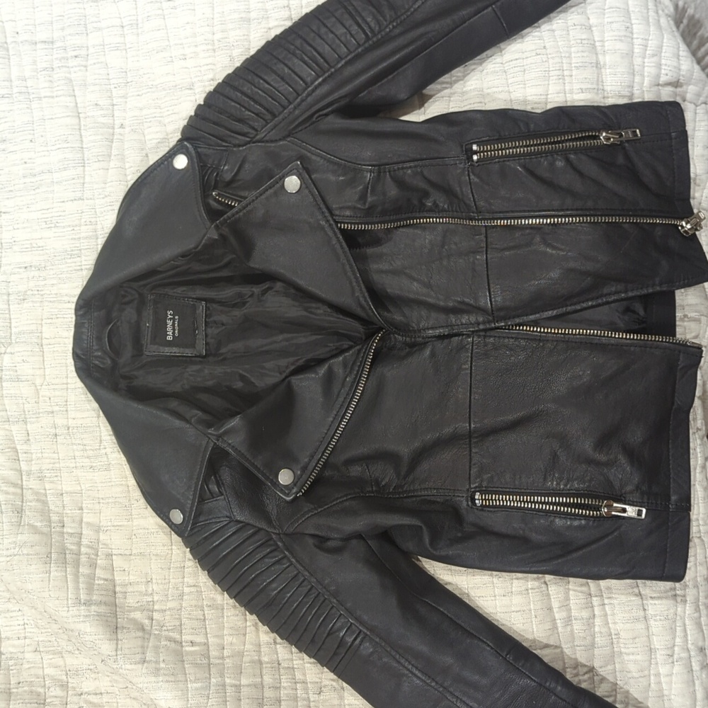 Women's Black Leather Jacket